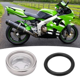 Motorcycle Brake Clutch, Akozon Master Cylinder Container Sight Glass Front Rear Clutch Master Cylinder Universal Replacement (12 mm)