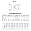 TERF® M5 Hex Hexagon Nut M5 (5mm) Brass Hex Nuts