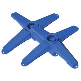 J&J Dog Supplies Agility Pedestal Jump (Blue, 1.25")