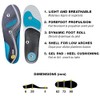 Sidas Unisex's Active Low Insoles, Blue/Black