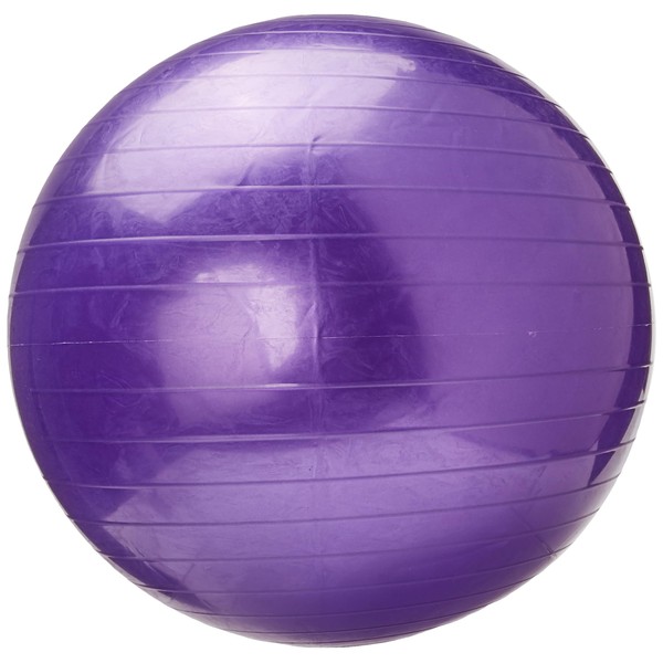 Emoly Exercise Ball for Yoga, Fitness, Balance Stability, Extra Thick Professional Grade Balance & Stability Ball - Anti Burst, Workout Program 2020 (Purple, 45cm)