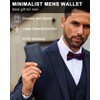 ZALVEX Wallet for Men, Mens Minimalist Wallet 9-13 Cards, Slim