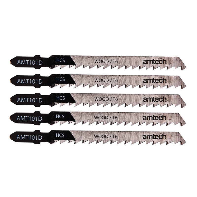 Amtech M1606 5 Piece wood jigsaw blade set (AMT101D)