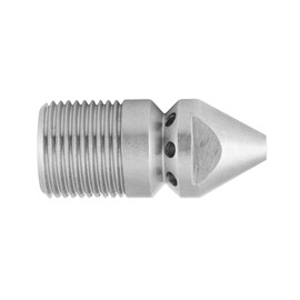SS304 Sewer Jetter Nozzle Sewer Cleaning Nozzle, Jetter Washer Drain Male Thread Pressure Drain