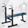 Royal Fitness Adjustable Weight Bench with Barbell Rack, Weight Lifting