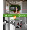 Huepar Professional Dual Laser Measuring Tool 393ft, Rechargeable Bilateral Laser