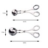 Meatball Spoon 2 Pcs Stainless Steel Meat Ballers, Kitchen Meat