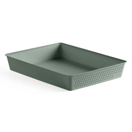 TATAY Organiser A4 Bohol, Polypropylene, BPA Free, 100% Recycled Plastic, Green, Measures 26.5 x 35 x 5.5 cm