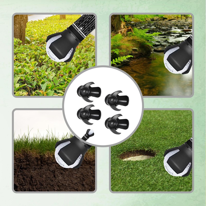 Bodeshis Golf Ball Retriever, Golf Ball Picker Upper for Putter