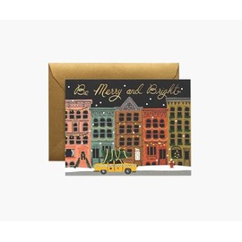 RIFLE PAPER CO. Nutcracker Ballet Greeting Card | Blank Interior, Create Your Thoughtful Handwritten (Crafted in the USA) | Gold Metallic Foil Stamped