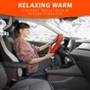 ZONETECH Car Heated Steering Wheel Cover 12V - Vehicle Hand