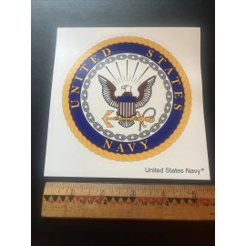 Auto Drive United States Navy Decal  Sticker Car Laptop Auto Window Sticker