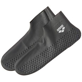Arena Latex Pool Socks - Black and Silver Size 37/39