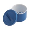 Dr. Junghans Medical Denture Container 29044 Blue