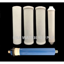 GE GREAT TAHOE GTS-550-USA RO 5 STAGE ANNUAL REPLACEMENT FILTER PACK 75 GPD