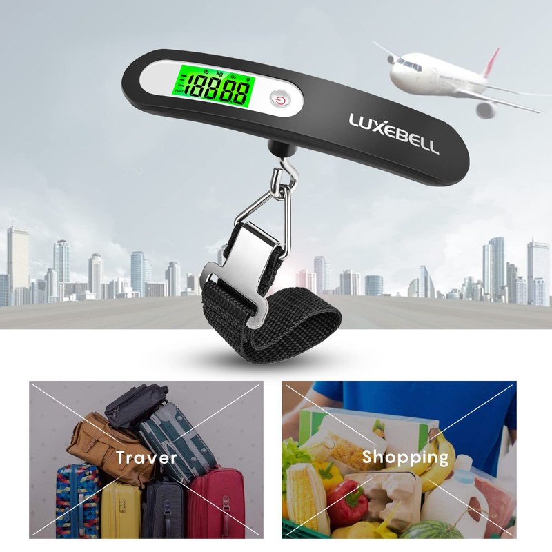 Digital Luggage Scale Vacation Travel Essentials Accessories Gifts for Traveler