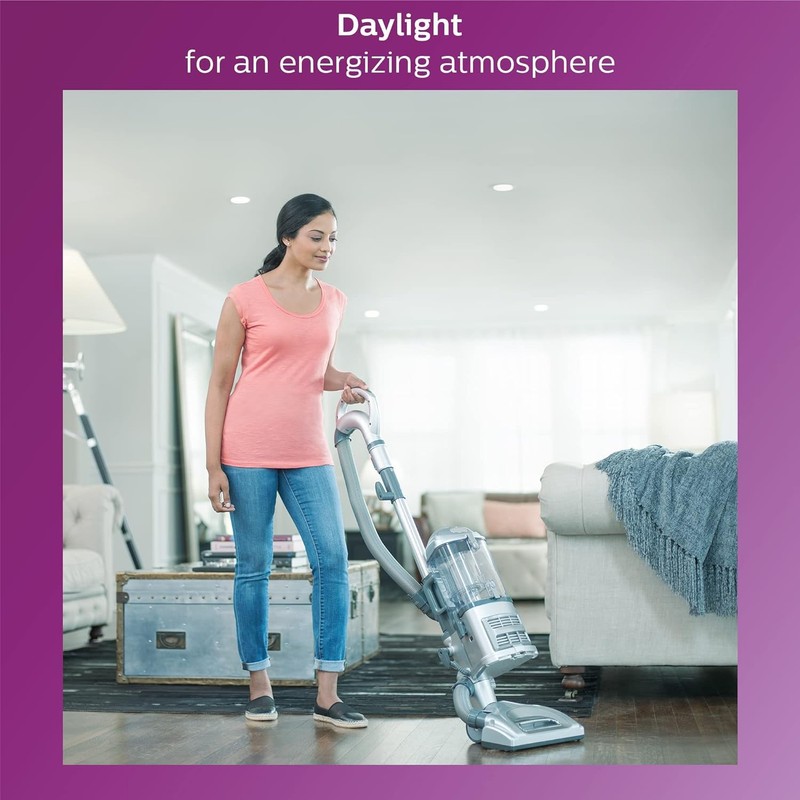 Philip LED Basic Frosted Spiral A19, Non-Dimmable, Eye Comfort Technology,