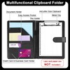 Clipboard A5 with Lid, Clipboard Folder with Writing Pad, Document