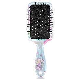 Cute Mermaid Hair Brush for Women Girls, Hairbrush Anti Static & Frizz Air Cushion Massage Comb for All Hair Wet Dry Hair