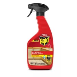 RAID ANT & ROACH KITCHEN DEFENSE 22OZ PREVENTS NO ODOR PREIMETER INDOOR OUTDOOR