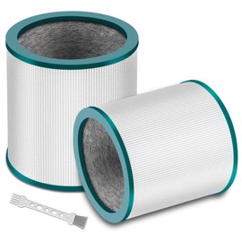 CERO 2 Pcs TP01 Filter Replacement for Dyson Tower Purifier Pure Cool Link TP01, TP02, TP03, AM11, BP01 Models, Compare to Part # 968126-03 305158-01 305159-01 308400-01 308401-01
