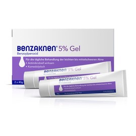 Benzaknen® 5% Gel for Acne in Mild to Medium Distinction, 2 x 40 g