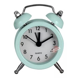 J.H. Company Mini Reloj Despertador Analogico Portatil Alarma Clasico 107