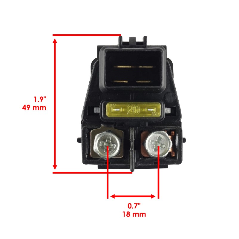 Caltric Starter And Relay Solenoid for Arctic Cat 400 Dvx