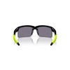 Oakley Youth OJ9013 Capacitor Rectangular Sunglasses, Polished Black/Prizm Grey, 63