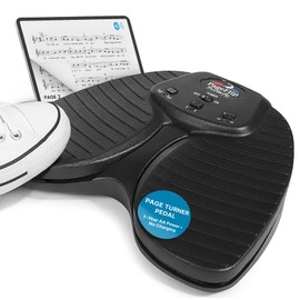 PageFlip Butterfly Bluetooth Page Turner Pedal – Silent, Rugged Foot Pedal Page Turner for iPad, Android & PC – Hands-Free Sheet Music Control – Works with forScore, OnSong, MobileSheets and 100+ more