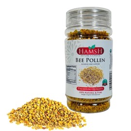HAMSH Bee Pollen Granules Raw 100% Pure | Natural Superfood | 80g (2.8oz)
