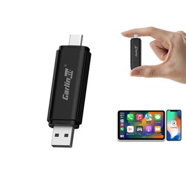 Carlinkit MINI SE Wireless CarPlay Adapter - Seamlessly Convert Wired to Wireless CarPlay | Affordable USB-A & USB-C Dual Ports | Compact, Stable, and Reliable Connection.