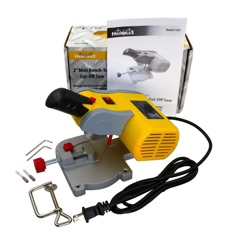 Hercules Mini Benchtop Cut-Off Miter Saw for Hobby Crafts (Mini