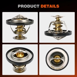 Techie Engine Thermostat 52028898AE Compatible with 2003-2018 Ram 1500 2500 3500,Dodge Challenger Charger Durango Magnum 5.7L 6.1L 6.2L 6.4L Jeep Commander Grand Cherokee 5.7L 6.1L 6.4L