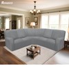 ROFASVCO Reclining Sectional Couch Covers L Shape Waterproof Washable Recliner