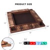 GSE Games & Sports Expert 1-4 Player Wooden Shut The
