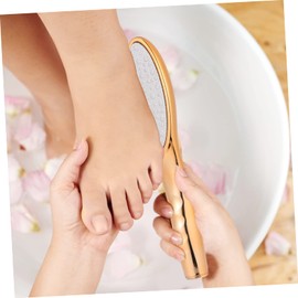 Baluue Pedicure Rasp File Glass Foot Scrubber Tool for Callus Removal and Dead Skin Care for Cracked Heels and Foot Exfoliation Ergonomic Design for