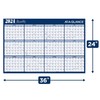 2024 AT-A-GLANCE® Horizontal Reversible Erasable Yearly Wall Calendar, 48" x