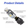 D15 Lighting 2x White 3157 LED DRL Daytime Running Light