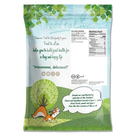 Food to Live Sultana Raisins, 8 Pounds – Natural Dried Grapes for Baking, Snacking, and Trail Mixes. No Sugar Added, Unsulfured, Lightly Coated with Sunflower Oil. Perfect Pantry Staple