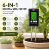 6-in-1 Digital Soil Tester for Plant Care – pH, Moisture,