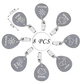 GVSAVY 8" Tablecloth Stones, Tablecloth Weighting Clips, Tablecloth Fixing Clips, Teardrop Tablecloth Weighting Stones, Suitable for Outdoor Beach, About 240g