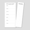 Primus Print Menu Planner with Shopping List - Food Planner