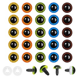 25 Pcs Safety Eyes for Toy Making,15mm Safety Eyes for Crochet or Soft Toys