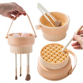 Clean Makeup Brushes Beige