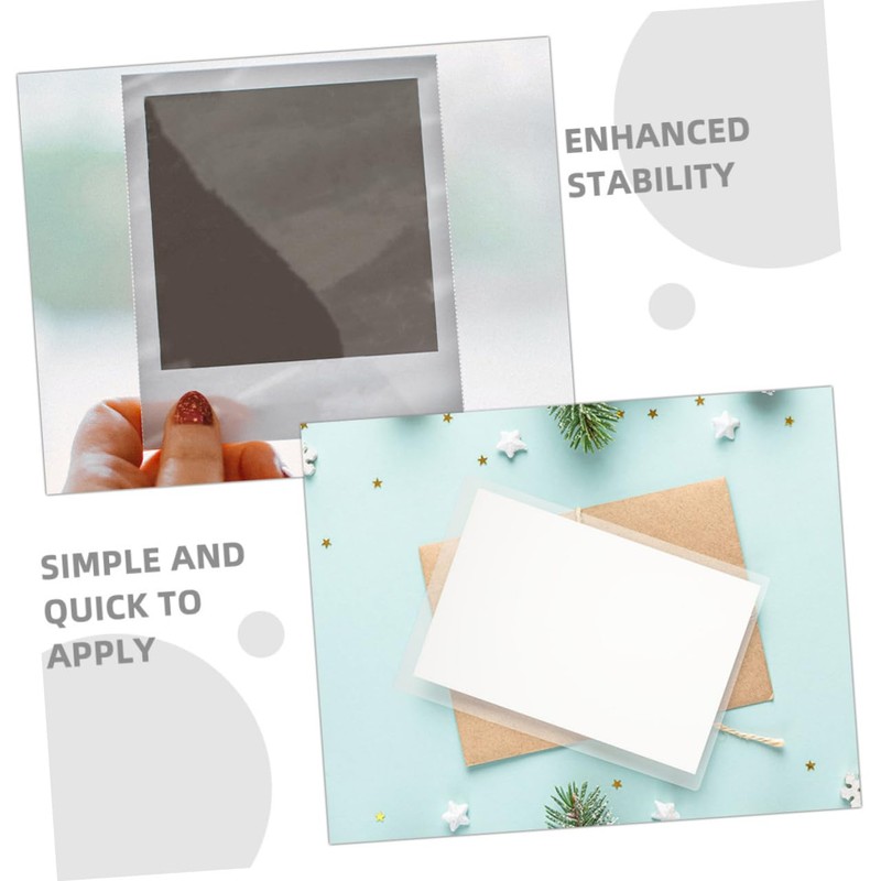 TEHAUX High Durability Photo Lamination Sheets 100pcs Plastic Lamination Film