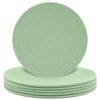 Round Placemats Set of 6, Cotton Rope Woven Table Mats,