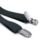 QCWQMYL Suspenders, Women's, Men's, X-Shaped, 4 Clips, 1.0 inches (25