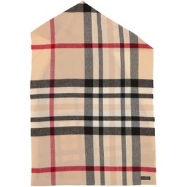 FRAAS Cashmink Loop Scarf 56 x 70 cm - Softer than Cashmere - Made in Germany - Checked Tube Scarf for Women, beige