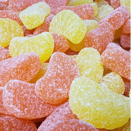 Candy Retailer Orange/Lemon Slice Wedge Candy 1 Lb